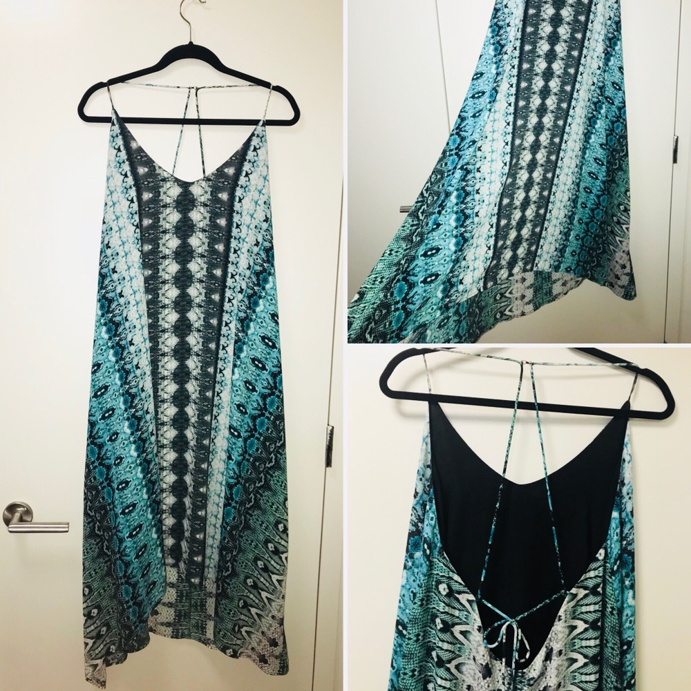 Hi-Low Snakeprint Dress by SHE